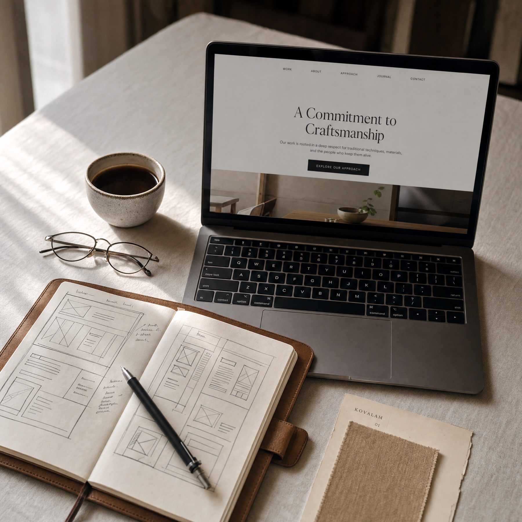 Custom web design — hand-built, no templates