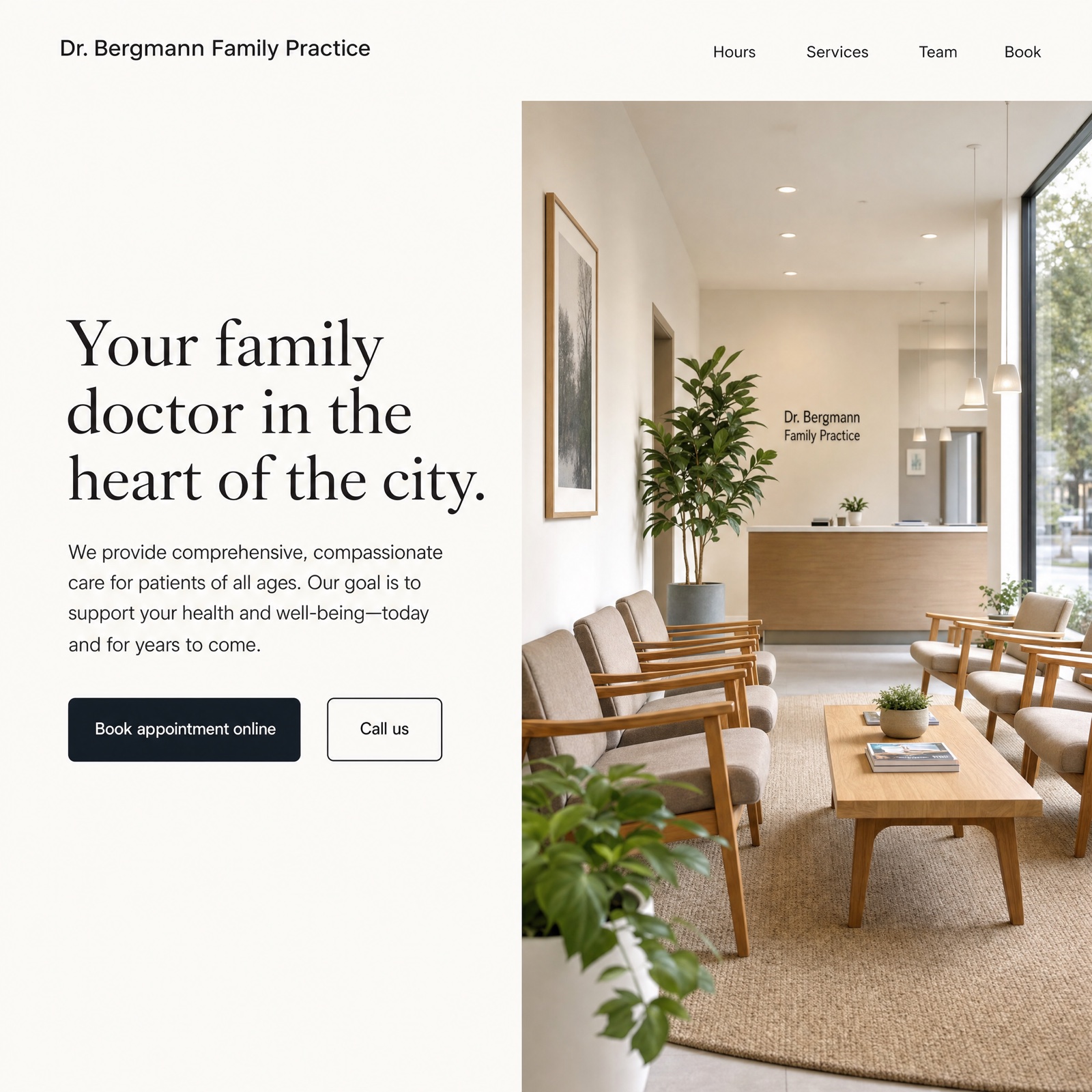 Bergmann Practice — medical website